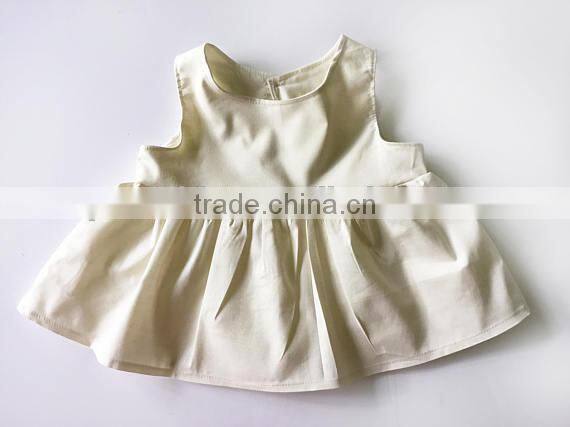 Latest Baby Frock Design Pictures Little Girls Princess Dress Clothes Baby Plain White Birthday Dresses