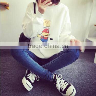 wholesale thick warm autumn winter harajuku pullover women hoodies