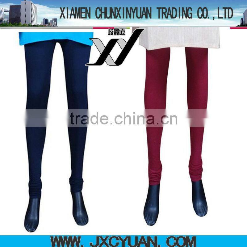 China women clothing women and ladies high quality cotton spandex long leggings