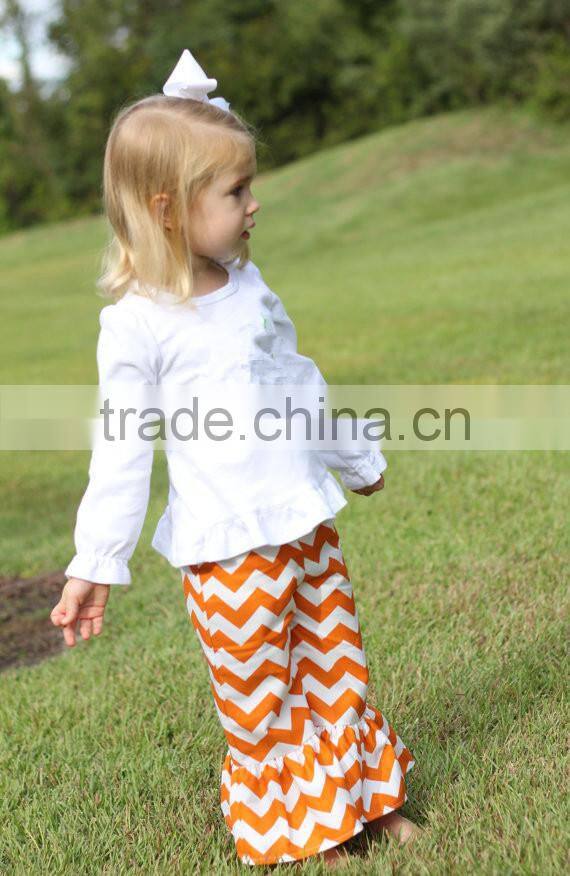 designer clothing manufacturers in China wholesale two piece outfits girls chevron clothing simple design clothes set