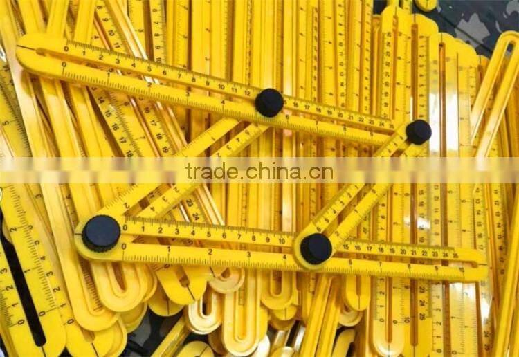 Plastic activity Folding Multi-Angle Measuring Ruler 5Cm Steel Angle Sliding Four Folding Ruler