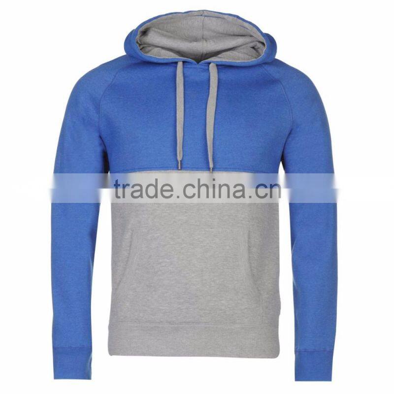 Cut And Sew Zip Mens Hoodie