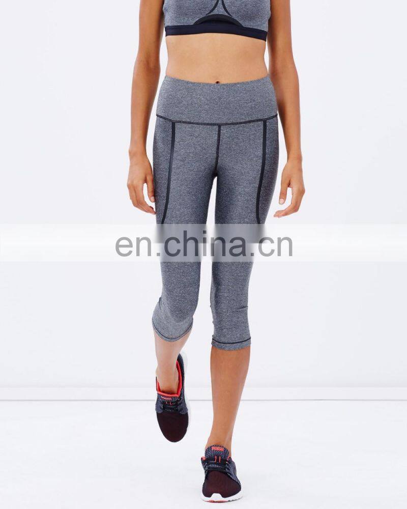 factory powershap knee capris wholesale croped legging