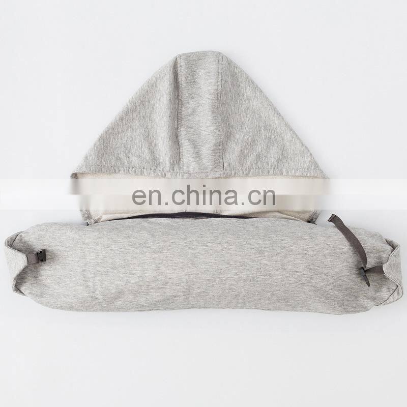 Travel Hoodie Neck Pillows with Cap U-shape Pillow for Napping