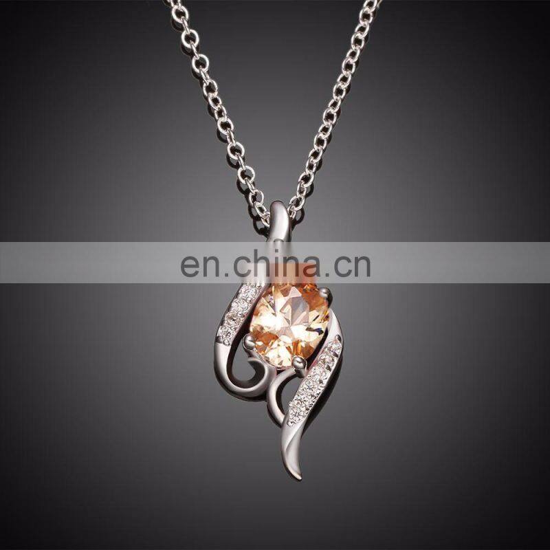 New arrival jewelry rhinestone silver necklace special designs for party