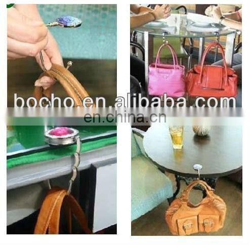 personalized foldable handbag hanger