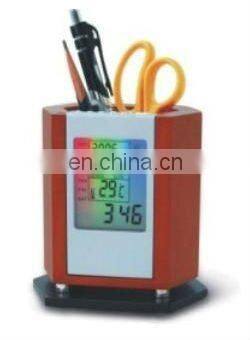 Modern Leather Penholder with Calendar