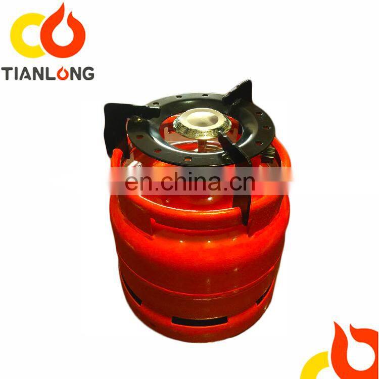Stainless lpg gas burner for 6kg camping lpg gas cylinder