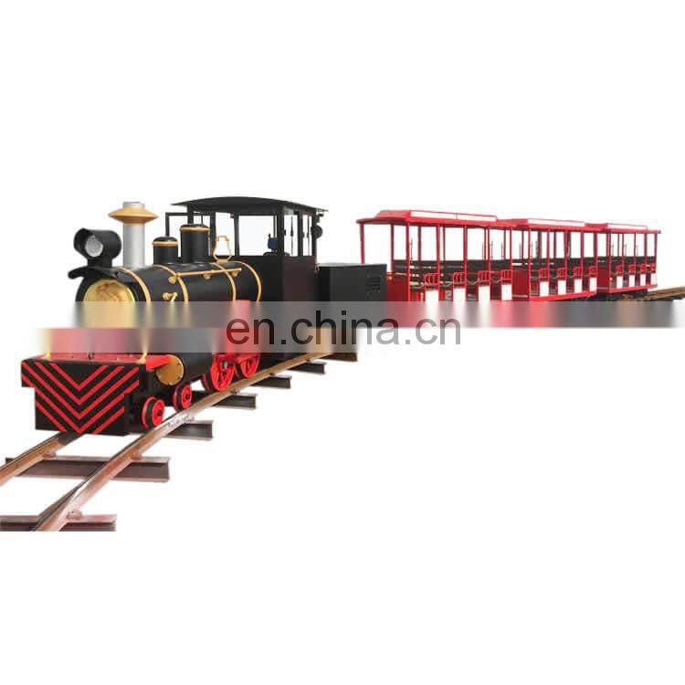Playground amusement rides children electric kids battery tourist train for sale