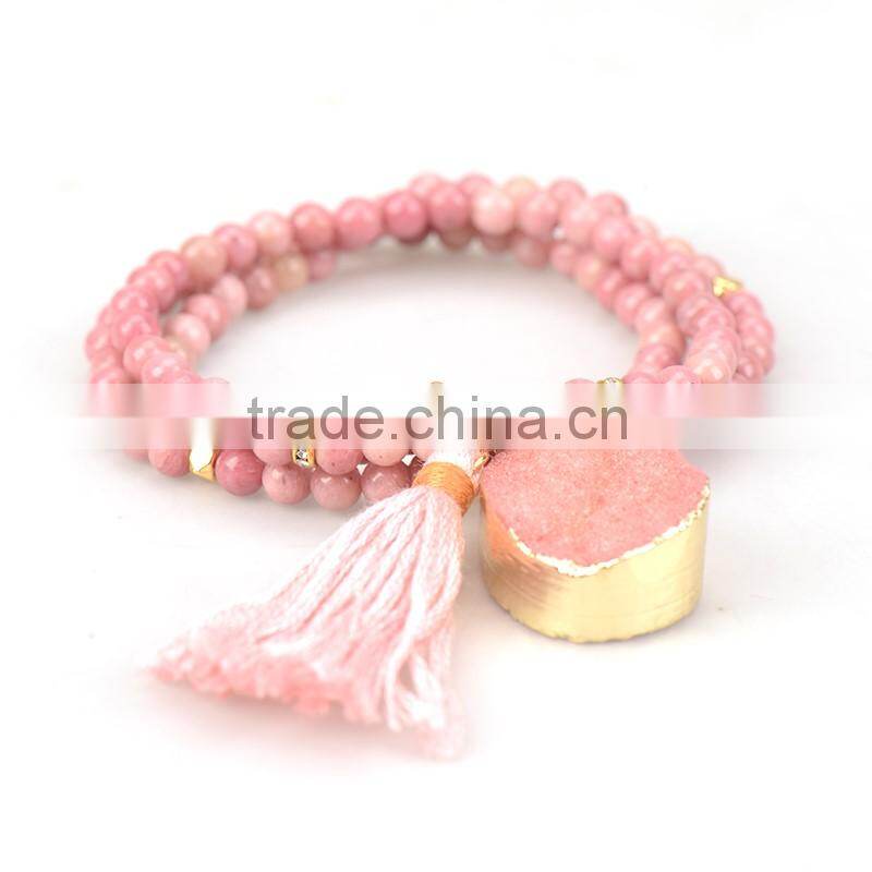 designer jewelry beads bracelet 2016 ladies bracelet fancy designs new designs druzy stones wholesale