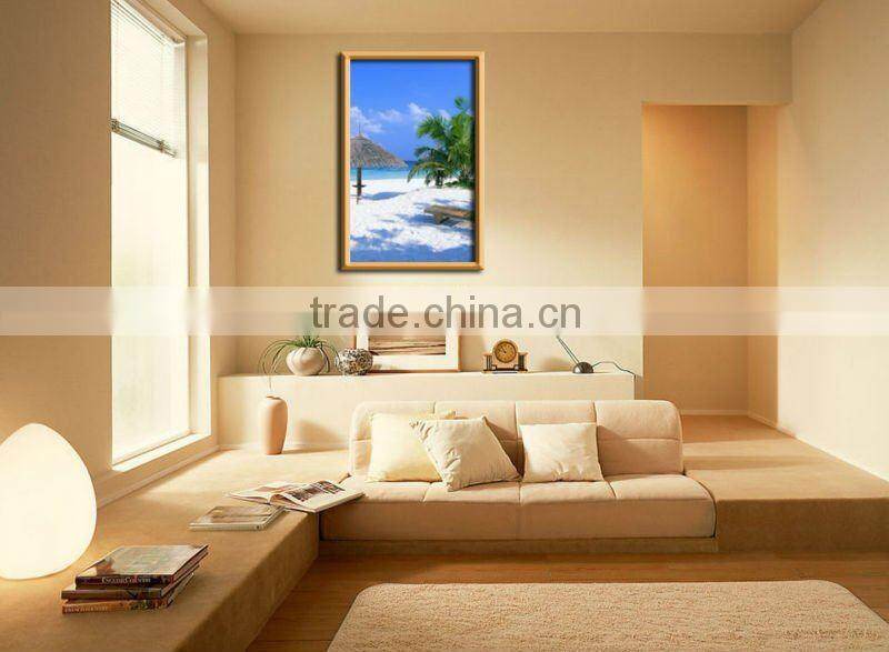 Illuminating virtual window LED wall panel