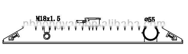 hino engine parts radiator tank