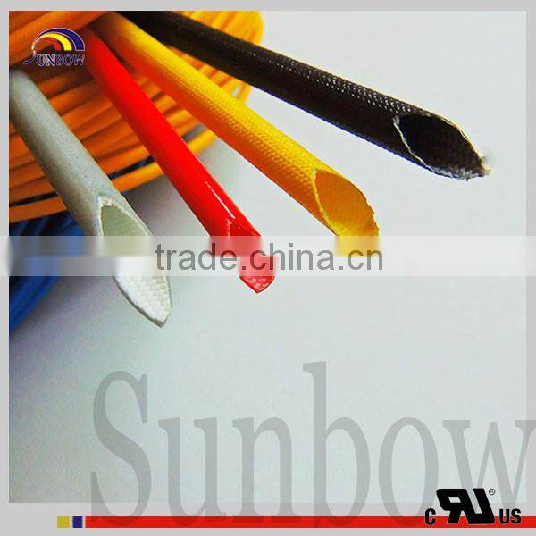 1500V Flexible silicone Glassfiber insulation sleeving For electrical components #SB-SGS-15