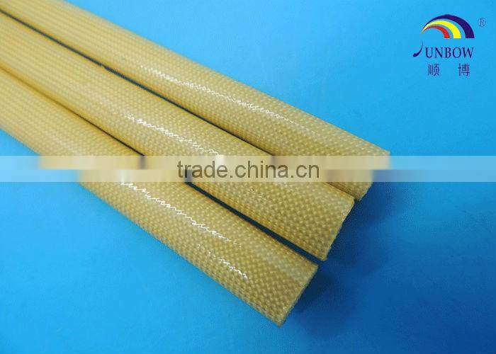 SUNBOW RoHS 155C F Dielectric Insulation PU Fiberglass Sleeving for Motors