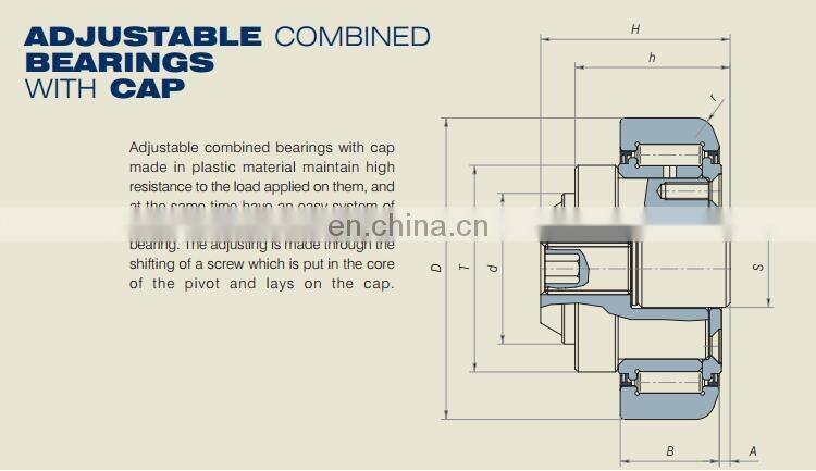 Adjustable combined bearings 400-0569