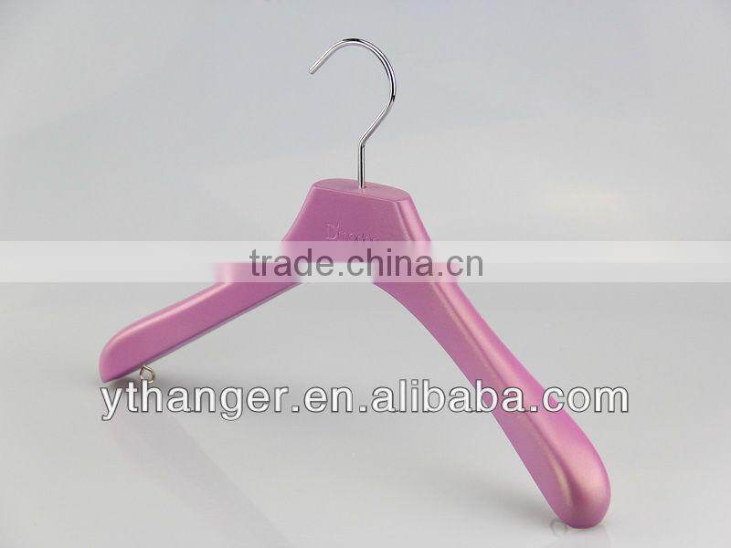 WL02 natural pants hanger wooden deluxe pants hangers