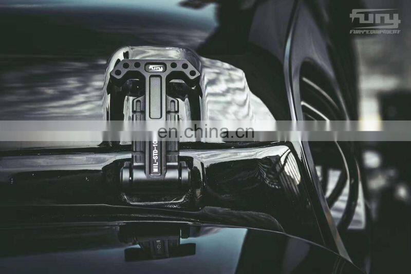 Hood lock for Jeep wrangler JK 4x4 Aluminium black hood catch 2007+ lock for Jeep autopart accessories Maiker manufacturer