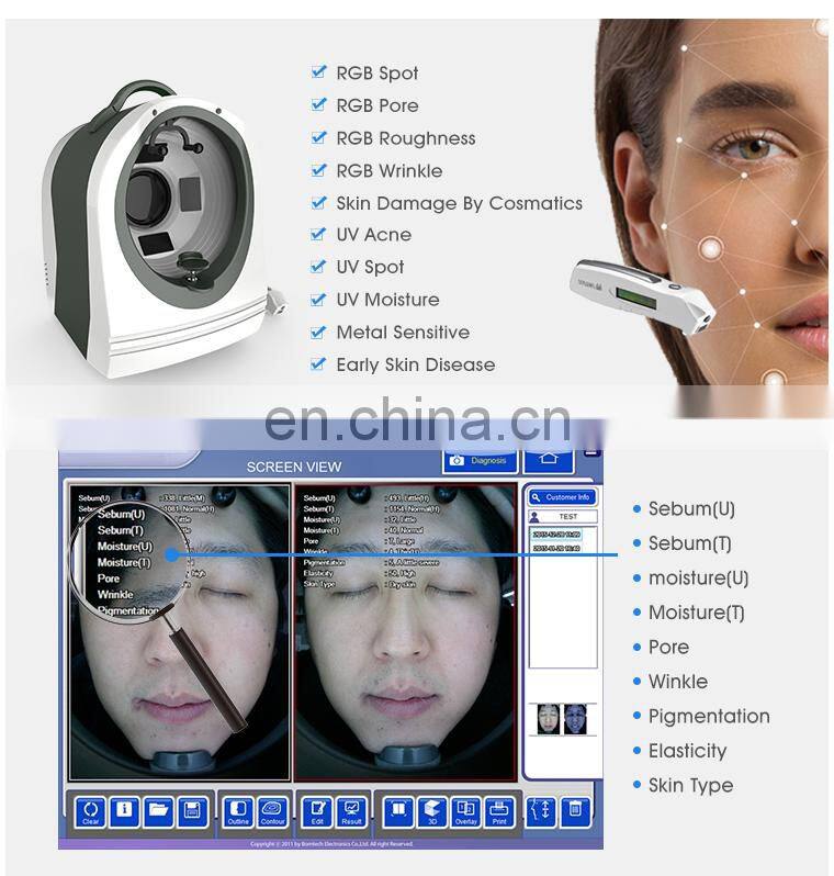 Best products to dropship 3d facial skin analysis device skin tester analyzer fastrack scanner machine