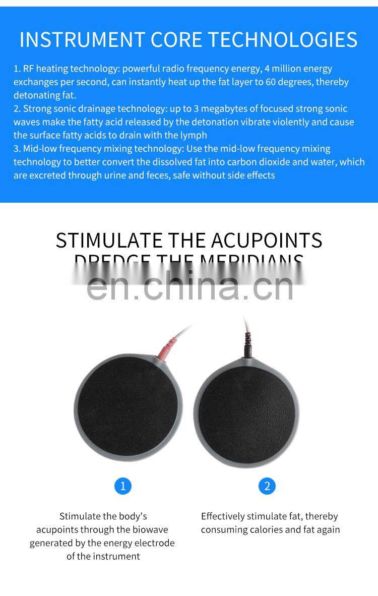 Microwave RF Vacuum Shaping Instrument Body Fat Crushing Weight Loss Negative Pressure Physiotherapy Massage Slimming Machine