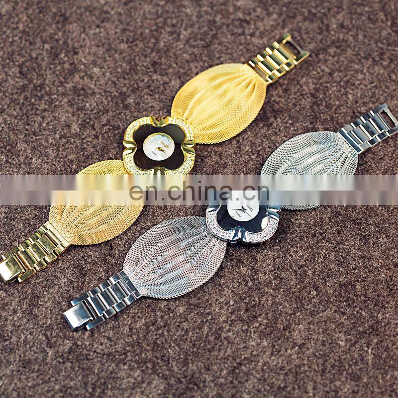 BAOHE JA002-A 2pc Women Quartz Watch Fashion Luxury Brand Diamond Butterfly Gold Watch For Women