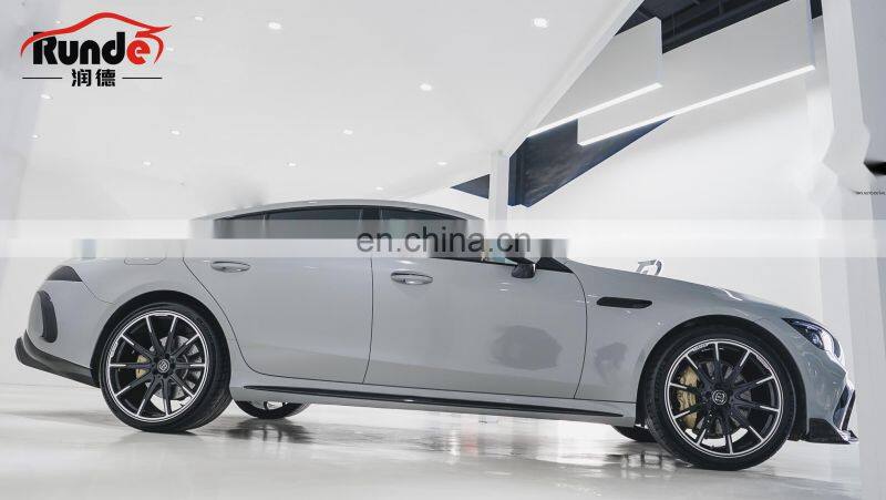 Runde Car Modification Hot Sales Carbon Fiber Front Rear Lip Side Skirts BABU Style Body Kit For 2018 Mercedes Benz Amg GT63S