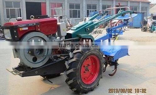 Agricultural tractor tillers and cultivators