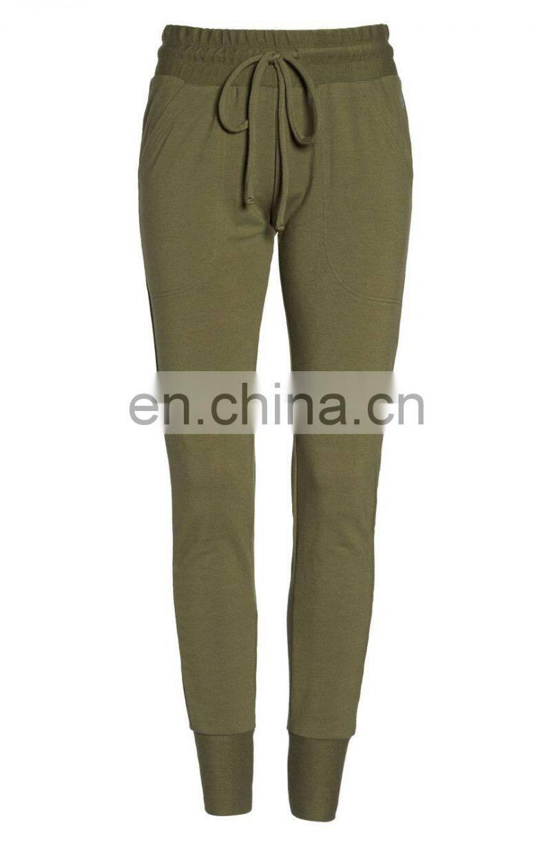 OEM High Quality High Fashion Colorful Skinny Pencil Pants Ladies Fashion Warm Winter Sweatpants for women