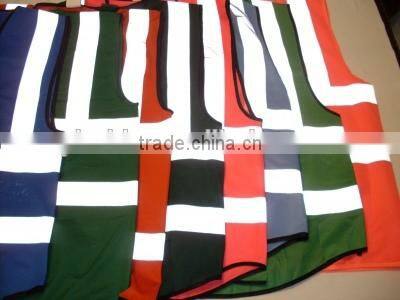 long sleeve 100%polyester fabric with reflective strips
