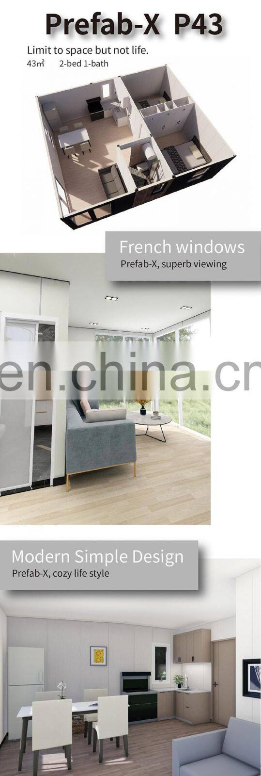 2021 factory supplier hurricane Resistant and fireproof new Modular smart house Garden house fast build
