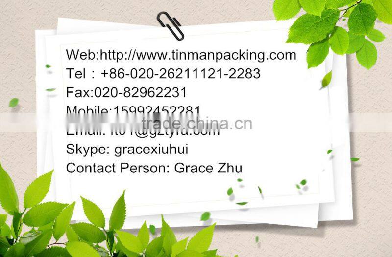 Tin Can Packaging Tea Canister