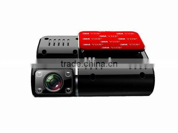 Appealing HD720P 2ch car rear view camera/dual camera car recorder with H.264 compression format