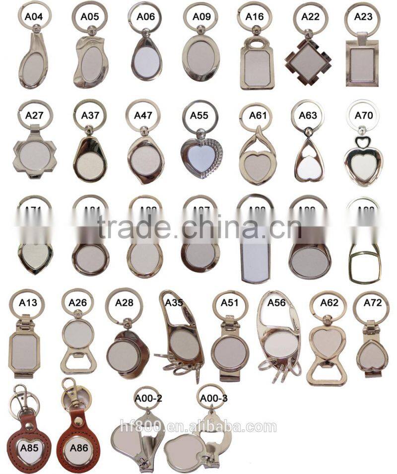 sublimation blank,key chain,crystal key chain