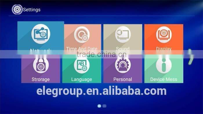 Newest hot sell android smart tv box RK8 octa core google android 5.1 smart tv box RK3368 smart tv box