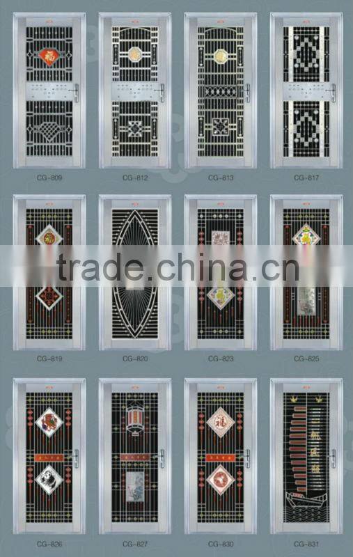 steel apartment building entry doors