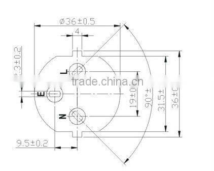 Israel 3Pins 10A 250V usb charger multiple ac plug