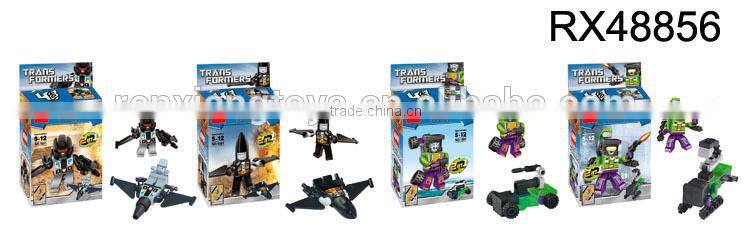 New DIY action figure robot model toy plastic toy for kids