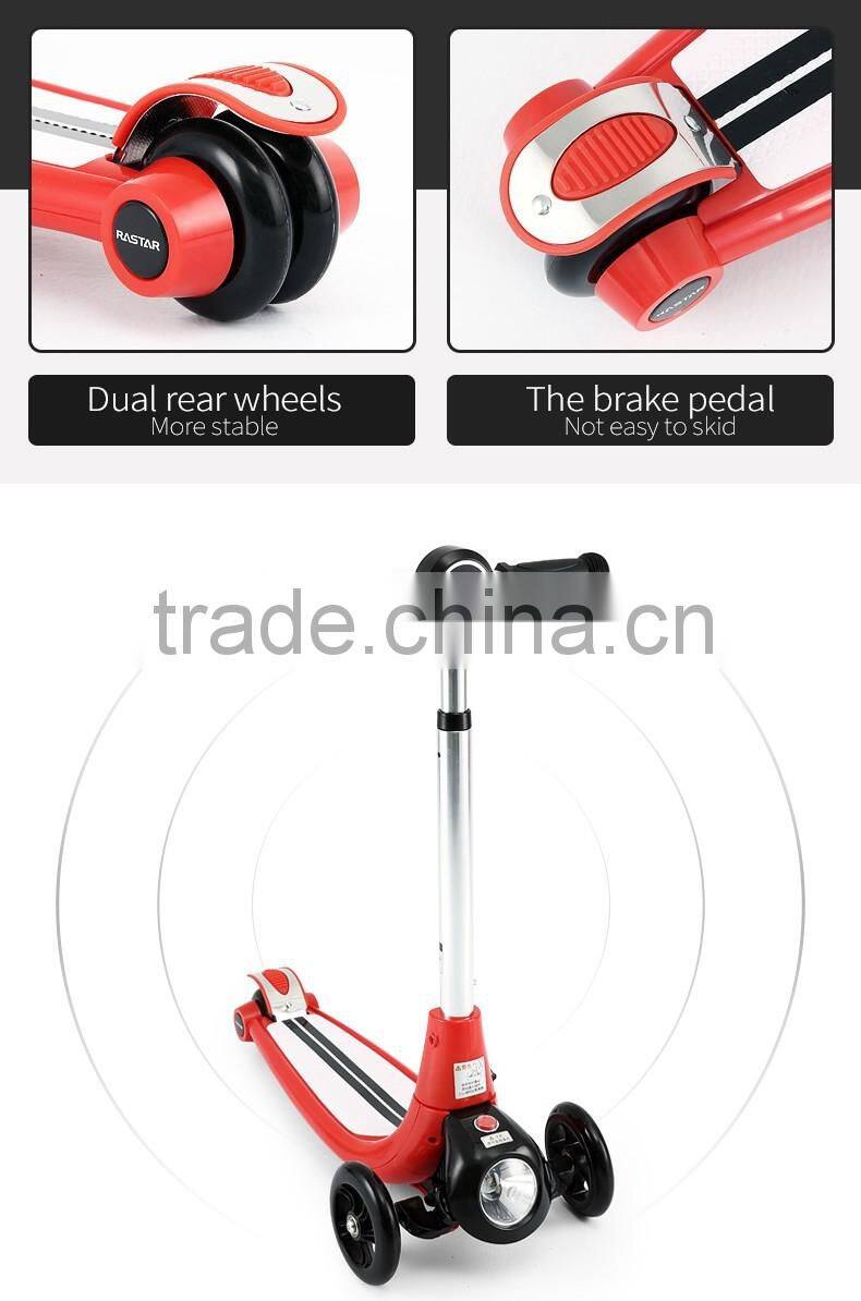 Rastar best gift made in china toy 3 wheel folding kids scooter