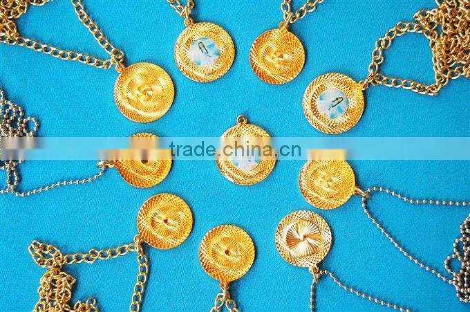 Metal laser engraved logo dog tag necklaces for promotion gifts