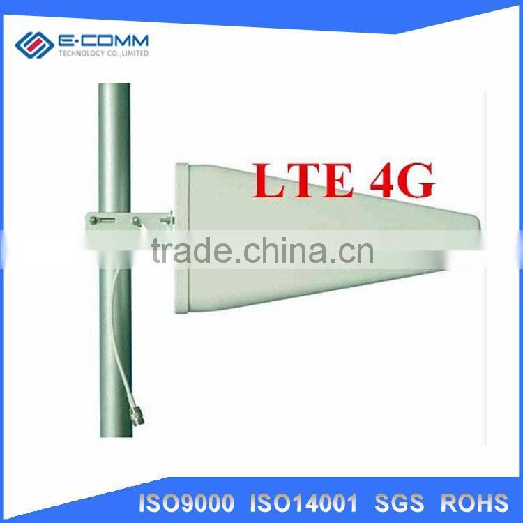 High gain 11dbi lte flat panel satellite antenna
