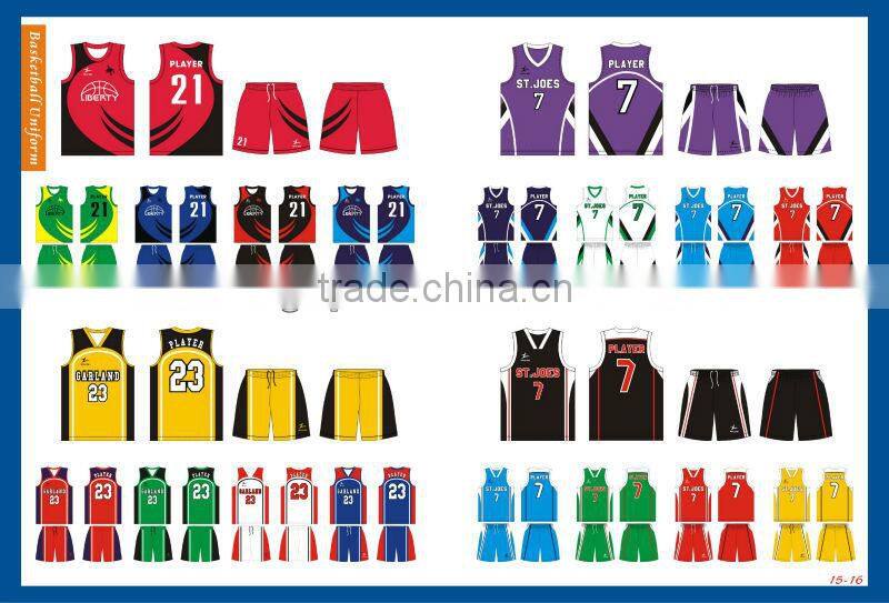 High quality cool basketball jersey designs