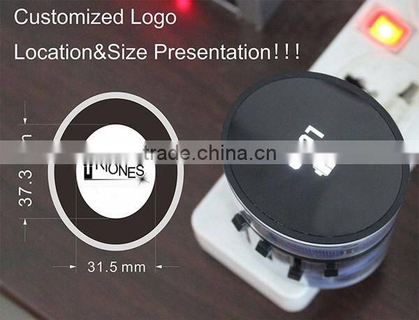 (110128) Best Promotional Gift International Universal Travel Adapter With Usb Port