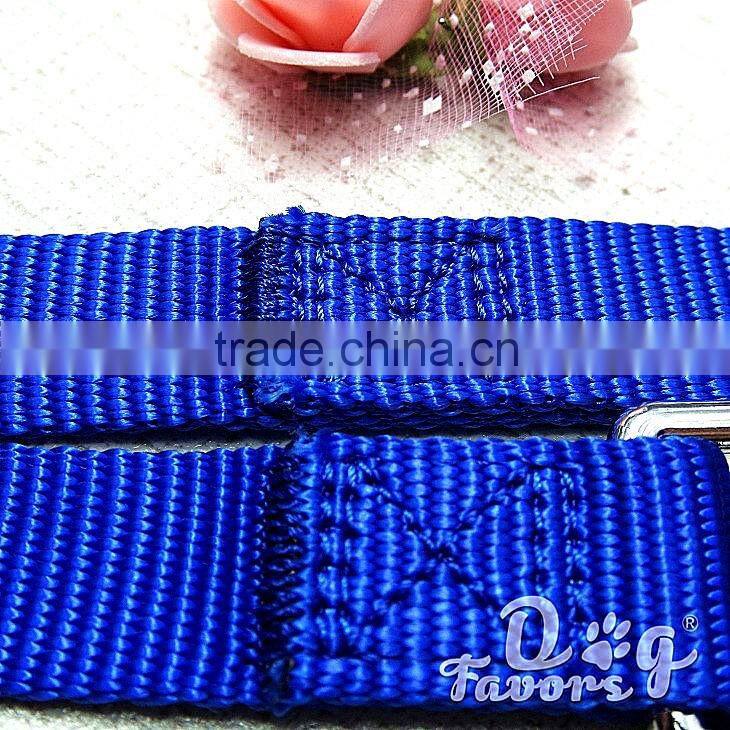 Summer Use Heavy Duty Outdoor Sport Dog Traning Harness and Leash, Classic Solid Nylon Dog Harness and Leash