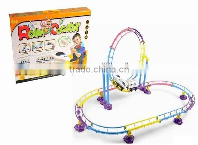 Novel track car railway track toys slot car wholesale