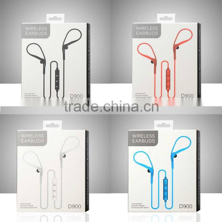 2016 D900 Stereo Sports Wireless Bluetooth Headset Earphone Gaming Headphone for Smart phone