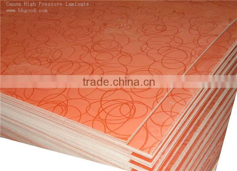 Simple design fireproof laminate table top dining tables
