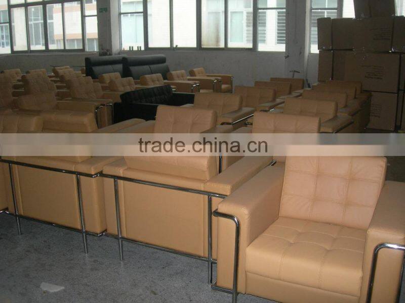 8090# office sofa design, leather office sofa, modern design office sofa set
