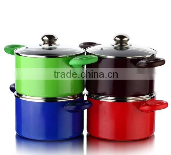 Large Aluminum Non-stick Ceramic coating cooking pot cookware set