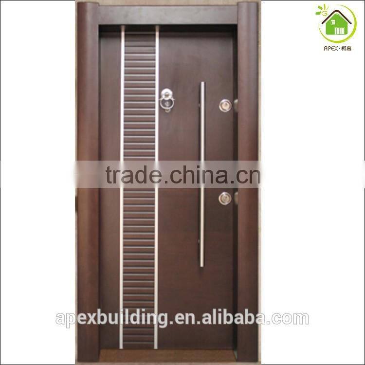 Turkish style commercial Steel wood door/ armored door security door images