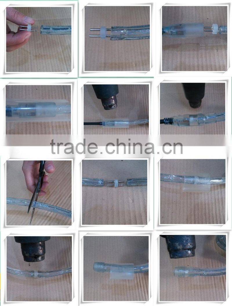 10*20MM 108leds 50m 220V RGB LED Rope Light Flat