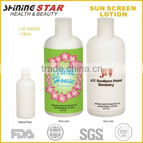 JS-03029 sunburn protection sunscreen and 62% alcohol based hand sanitizer spray combo